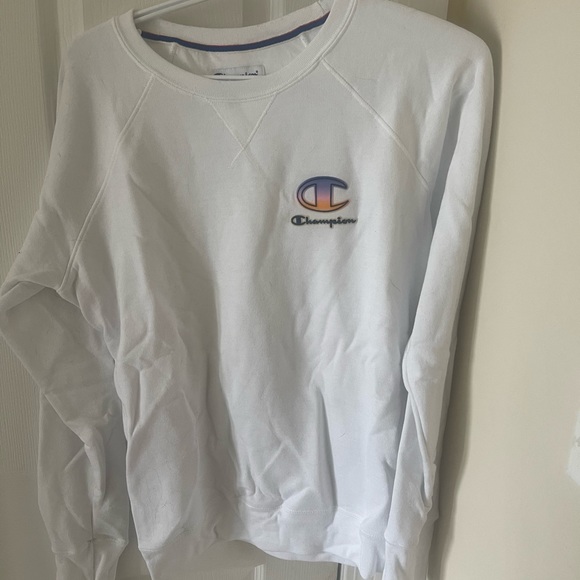 White Champion sweatshirt size medium - Picture 1 of 2